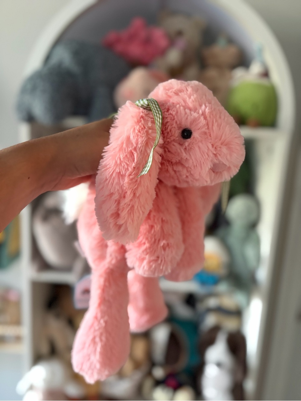 Retired Jellycat Smudge Apricot Rabbit - Authentic & BNWT! VHTF - Picture 3 of 6